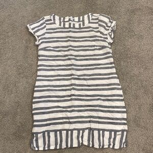 White and blue Nautica dress